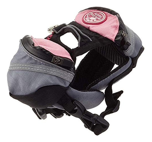 Mochila Doggles Dog Extreme, Gris/rosa, Tamaño Xx-pequeño