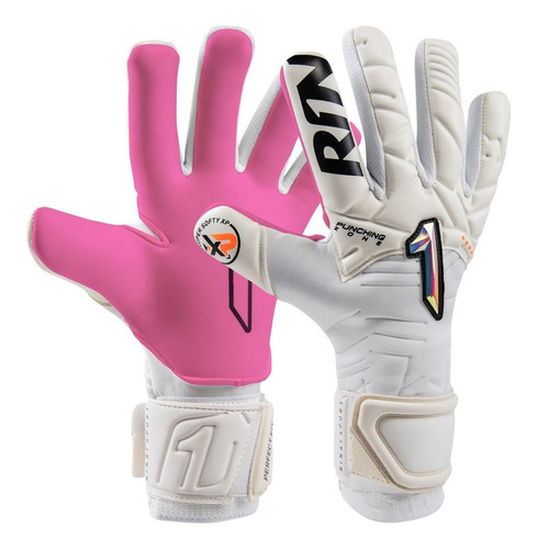 Guantes De Portero Rinat Kratos Blanco Rosa Infantil