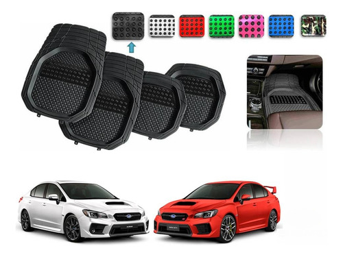 Tapetes 4pz Charola 3d Color Subaru Wrx 2015 A 2019 2020 21