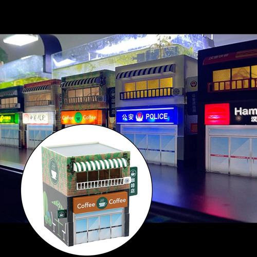 Cafetería En Miniatura A Escala 1:64 Multiusos Para