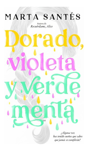 Libro Violeta Y Verde Menta Dorado /041