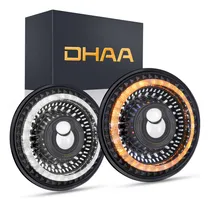 Comprar Faro H4 Lupas Led 7'' Redondo Ojos Ángel  Hi\u002Flo Super Beam