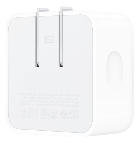Adaptador De Corriente Compacto 35 W Con Dos Puertos Usb-c C