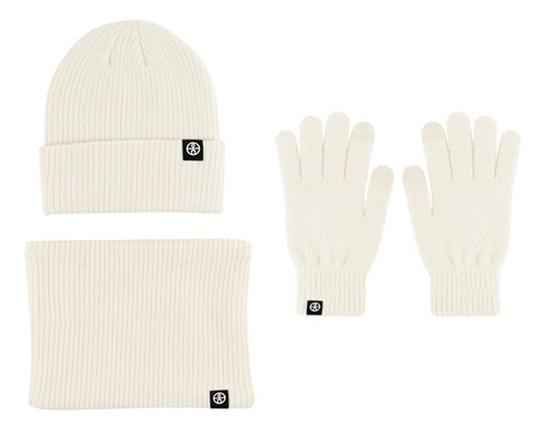 Gorro, Bufanda, Guantes, Casual, De Invierno, Suave