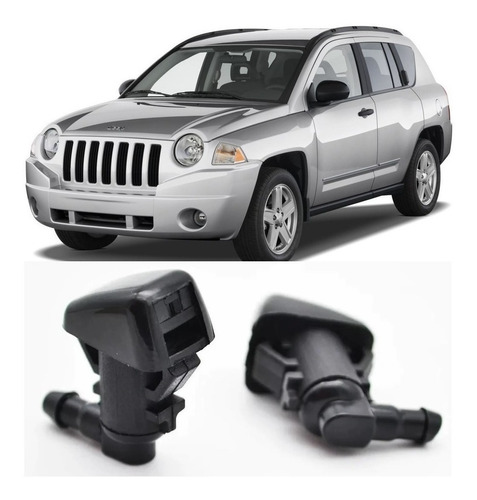 Boquilla Limpiaparab Kitx2 Compatible Jeep Compass 2007-2017