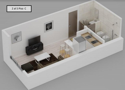 Imagen 3 de 9 de Monoambiente A Estrenar Venta Villa Urquiza