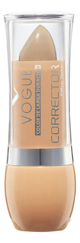 Corrector Vogue Color De Larga Duración En Barra 4.5gr Tono Castaño