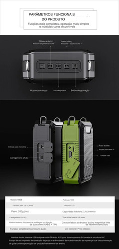Amplificador De Voz Portátil 18w Microfone Sem Fio Auto Fal.