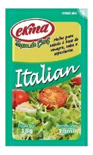 Molho Italian Para Salada Sache 42x18g - Ekma