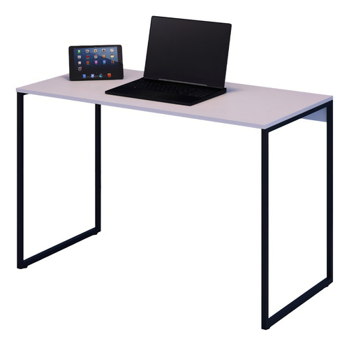 Mesa Computador Escrivaninha Notebook Gamer cor branco AJL