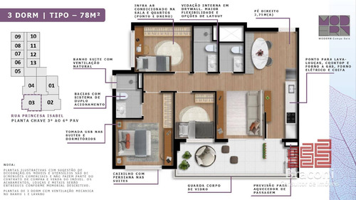 Imagem 13 de 15 de Modern Campo Belo Venda De Apartamento Ao Lado Do Metrô Estação Campo Belo - 7051