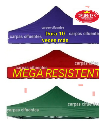 Carpa De Repuesto 3x3 Mejor Calidad