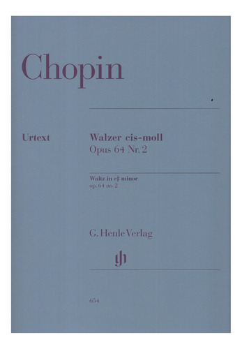 F. Chopin: Waltz In C# Minor Op.64 No.2 For Piano (urtext).