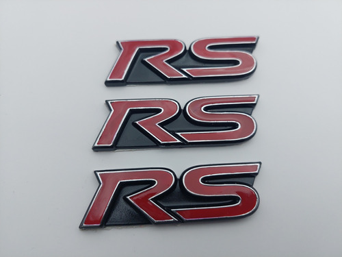 Emblemas Toyota Rs Resina Para Yaris Corolla 3 Piezas