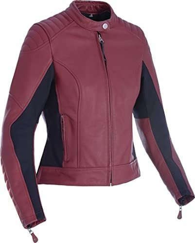 Motociclismo, Oxford Beckley Chaqueta De Cuero Para Motocicl