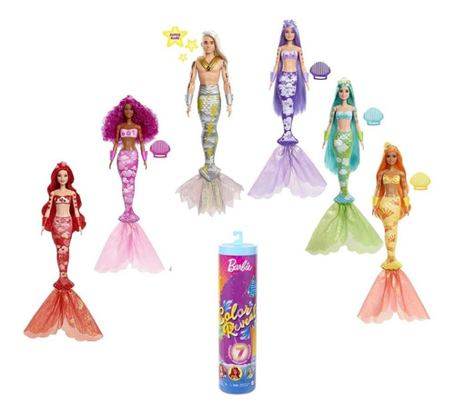 Imagen 1 de 2 de Barbie Color reveal Mattel HDN68