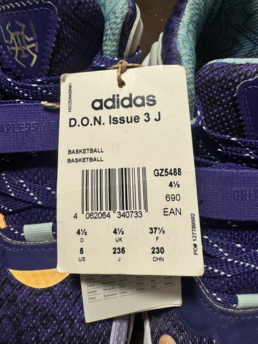 Adidas D.o.n Issue 3 J (Usado)