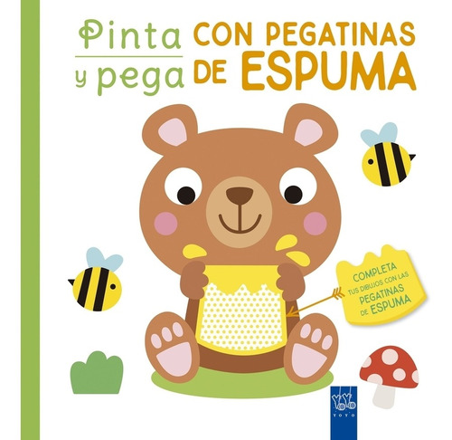 Pinta Y Pega Con Pegatinas De Espuma. Verde 