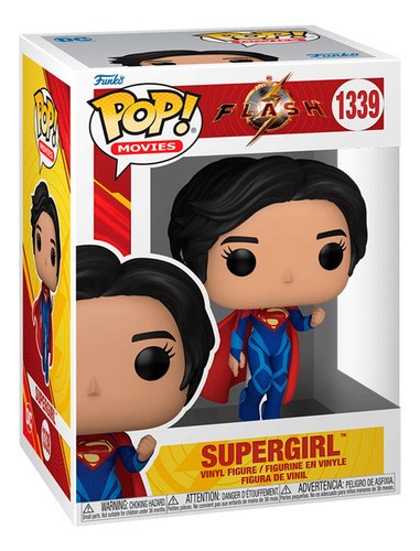 Boneco de ação Super Girl 1339 The Flash Dc Funko Pop
