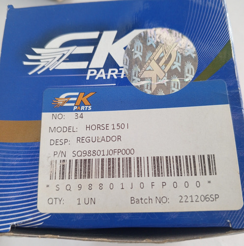 Regulador De Corriente Horse I 5 Cables Original Empire