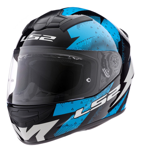 Casco Integral Moto Ls2 352 Rookie Thunder Alerón Spoiler Pr