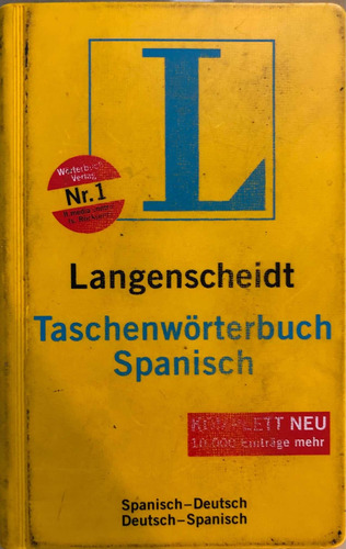 Langenscheidttaschenwörterbuch Spanisch Spanisch-deutsch