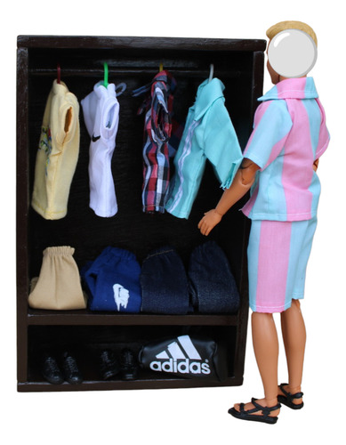 Closet Para Muñecos De 30cm. Escala De 1/6