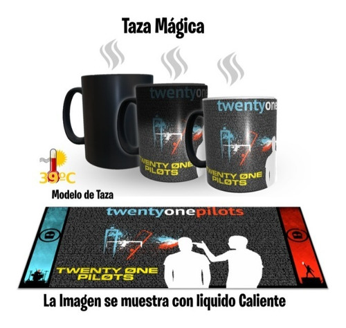 Taza Magica, Twenty One Pilots, Calidad Premium