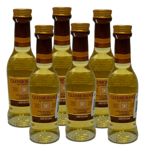 Pack De 6 Whisky Glenmorangie Original 50ml