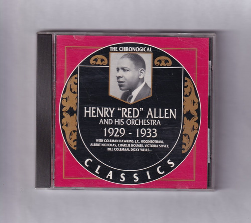 Henry Red Allen 1929 - 1933 Cd Classics Eu 