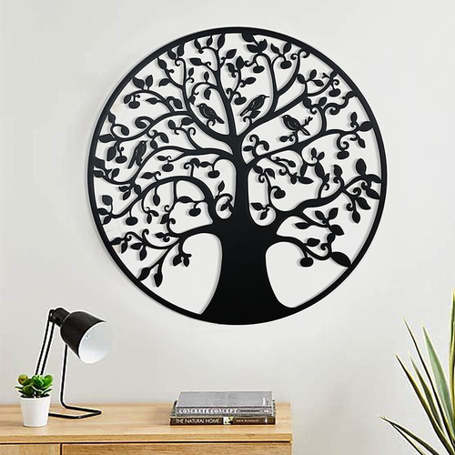 Arte De Pared De Metalárbol De La Vida Decoración De ...