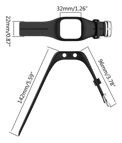 1 (db) Correa De Silicona Para Polar A300, Pulsera De