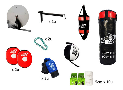 Kit Nº11 Equipamiento Artes Marciales Full Box Incluye......