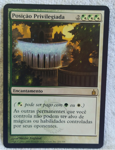 Tcg  Magic Posição Privilegiada  / Nova / Original