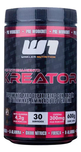 Pre Entreno Kreator Winkler (30 Serv) Garantia/rnd