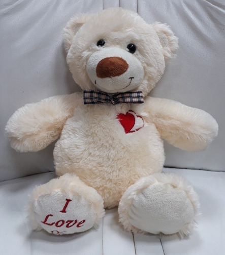 Urso Ursinho De Pelúcia 35cm Presente I Love You Namorados