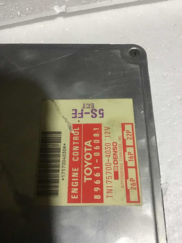 Computadora Ecu Ecm Motor Toyota Camry 1993 89661 06081 (Usado)