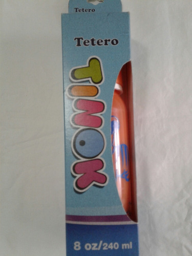 Imagen 2 de 3 de Tetero Tinok 8 Onz Color Naranja