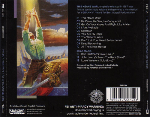 Cd This Means War (25th Anniversary Edition) (petra (9)) Estándar