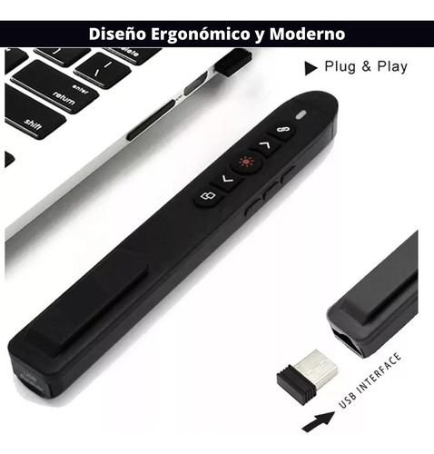 Presentador Láser Inalámbrico Usb - 100m Para Presentaciones