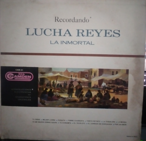 Lucha Reyes / La Inmortal / Vynil / Seminuevo C 