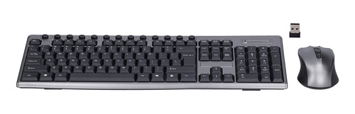 Combo Teclado Mouse Inalambrico 104 Ultra Fina 2.4 G Juego