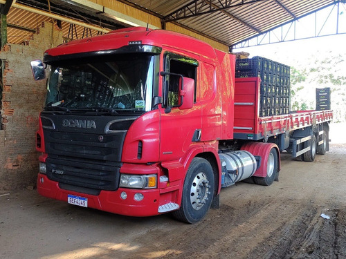 Imagem 1 de 15 de Conjunto Scania P360 - Carreta 2 Eixos Vanderleia - Completa