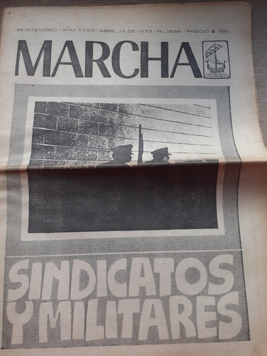 Semanario Marcha 13 De Abril 1973 Nº1639