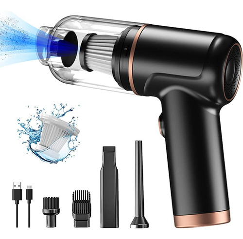 Aspiradora Mano Cable Mini Fuerte Potencia Succion 9000 Pa
