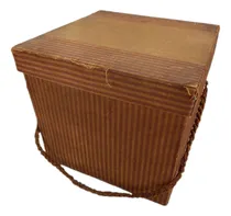 Comprar Muy Antigua Y Bonita Gran Caja Con Estructura De Madera