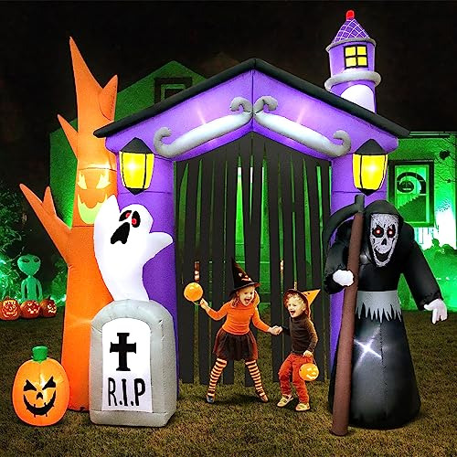 Kooy 9ft Halloween Decoración Inflable Embrujada Casa Dft7s