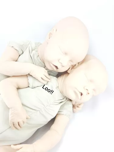 Bebês Reborn Gêmeos Prematuros, em vinil. - irmasreborn