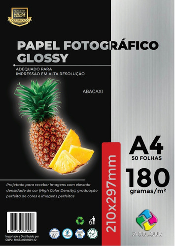 1000 Folhas  Fotografico Brilhante  180gr a prova d agua