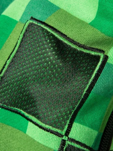 Jinx Minecraft Big Boys Creeper Sudadera Con Capucha Y Con